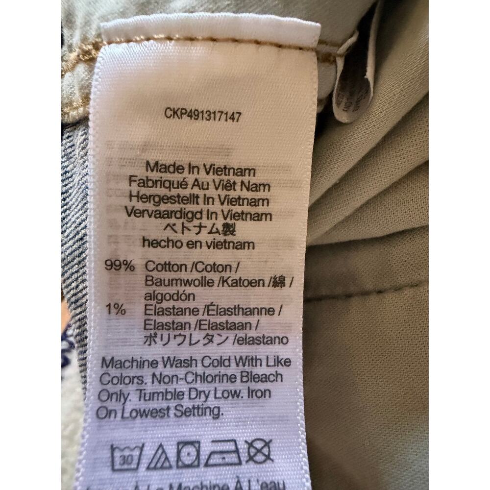 Madewell Tapered Denim Trousers 28 EUC Heavy - Picture 6 of 6